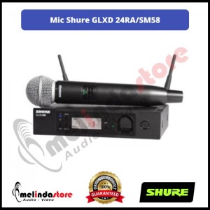 Microphone Wireless Shure GLXD24RA / SM58 | Wireless Mic Shure Handheld Vocal System 